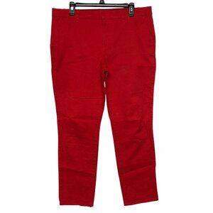 TOMMY HILFIGER RED CASUAL‎ TAPERED LEG PANTS SIZE 12